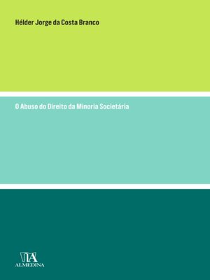 cover image of O Abuso do Direito da Minoria Societária